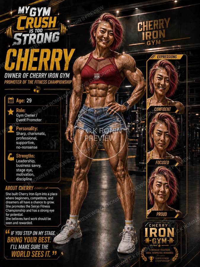 Cherry character artwork