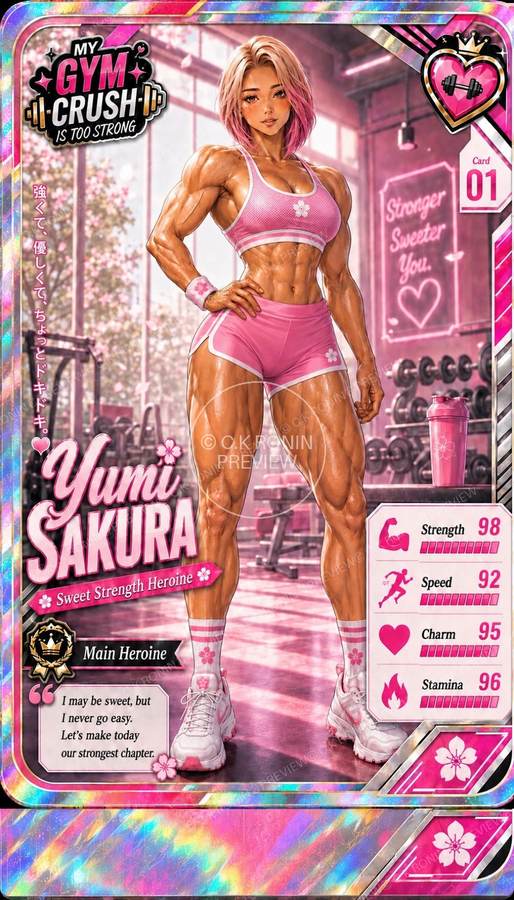 Yumi Sakura alternate character card artwork
