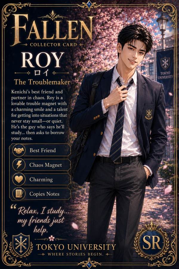 Roy FALLEN collector card