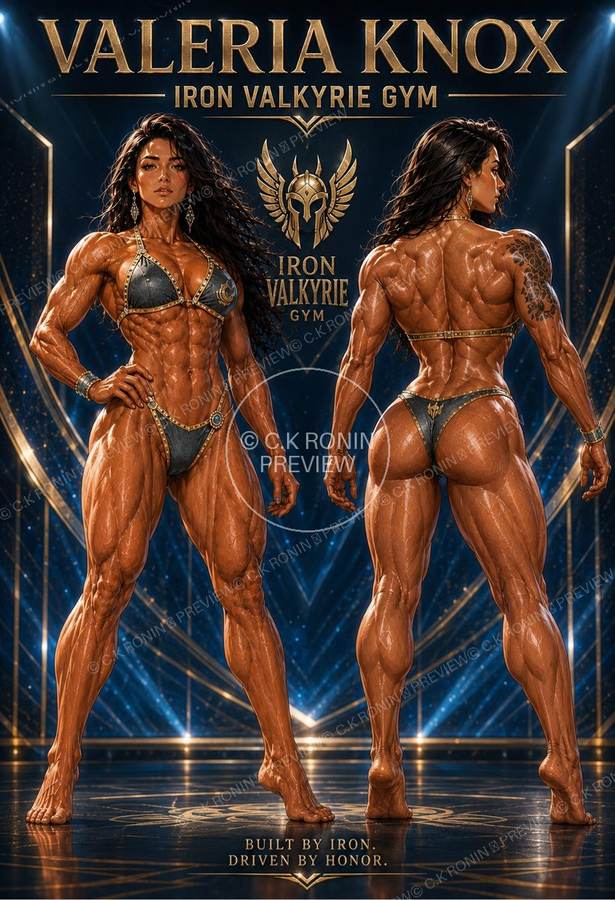 Valeria Knox front and back stage poster